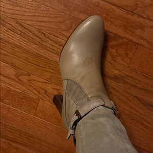 Cole Haan Light Taupe Ankle Booties
